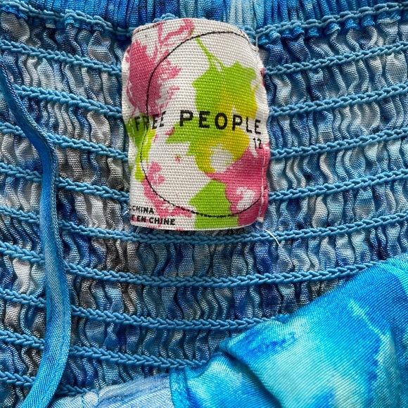 Free People lace trim spaghetti strap top - Picture 5 of 6